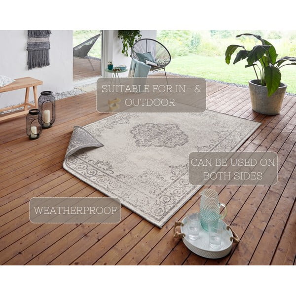 Сив и кремав килим за открито , 200 x 290 cm Cebu - NORTHRUGS-image-4