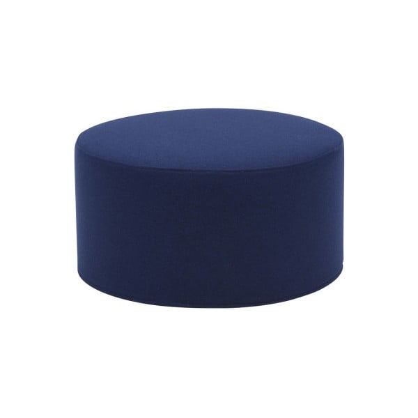 Tmavě modrý velký puf Softline Drum Large