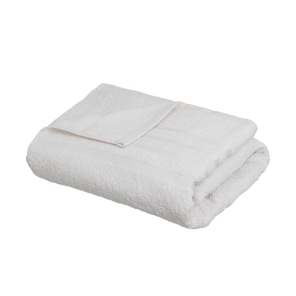 Бяла памучна хавлиена кърпа от тери 100x150 cm Simple – Casa Selección
