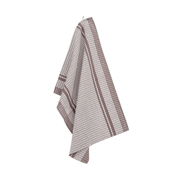 Комплект от 6 сиво-кафяви памучни кърпи за чай Waffle, 50 x 70 cm - Tiseco Home Studio