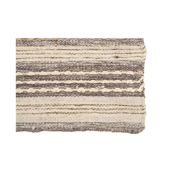 Кафява ръчно изработена пътека със смес от юта 80x180 cm Morena – House Nordic-image-4