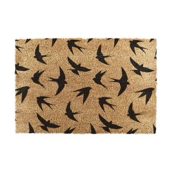 Изтривалка от кокосови влакна 60x90 cm Swallows – Artsy Doormats