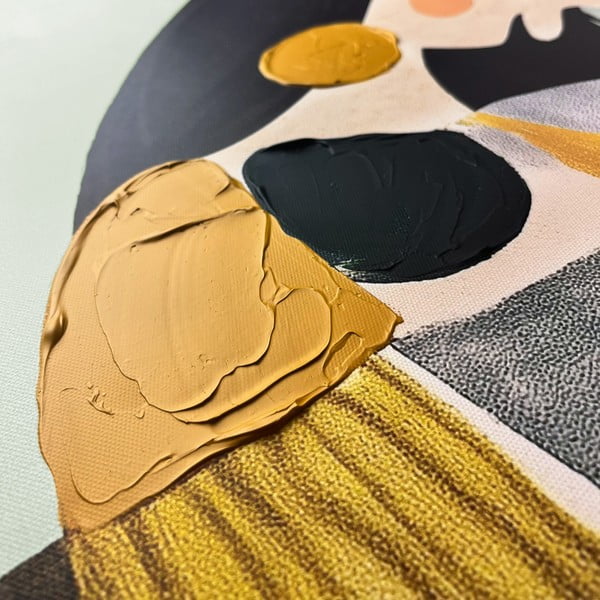 Картина с ръчно изрисувани елементи 70x100 cm Penelope – Styler-image-2