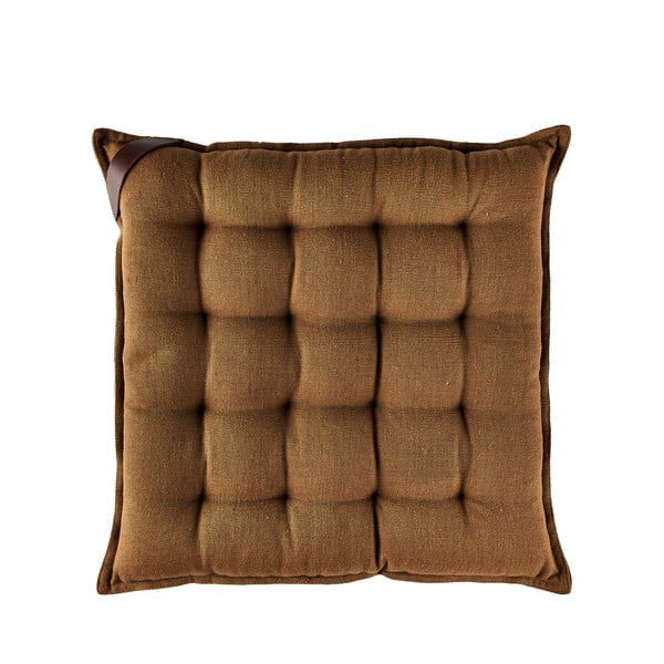 Кафява памучна възглавница за сядане , 40 x 40 cm Match - Södahl