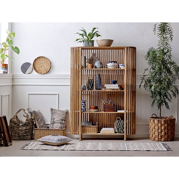 Библиотека за книги от мангово дърво 121x172 cm Sali - Bloomingville-image-1