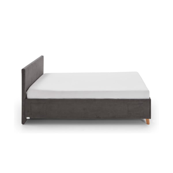 Антрацитно тапицирано детско легло 120x200 cm без ламелно дъно Cool – Meise Möbel-image-3