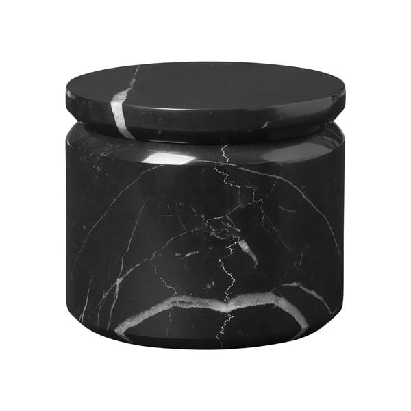 Буркан за съхранение от черен мрамор Мрамор, ø 9 cm - Blomus