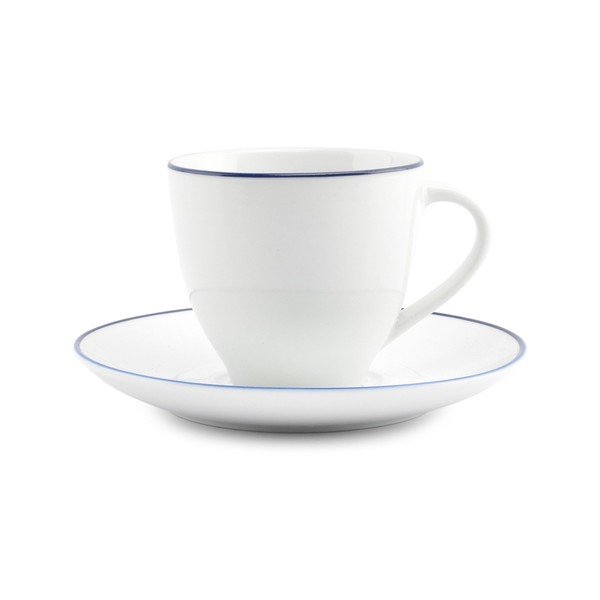 Бяла порцеланова чаша за капучино 200 ml Basic White – BonBistro-image-2
