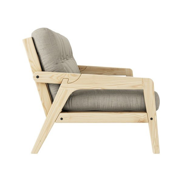 Бежов разтегателен диван 204 cm Grab - Karup Design-image-4