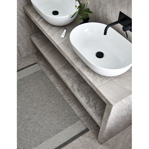 Сив килим за открито и закрито 85x160 cm Edit Warm Grey – Pappelina-image-1