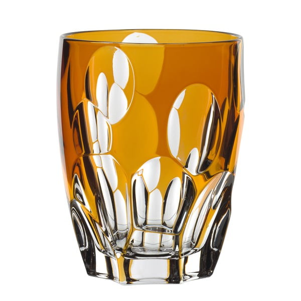 Oranžová sklenice z křišťálového skla Nachtmann Prezioso Ambra, 300 ml
