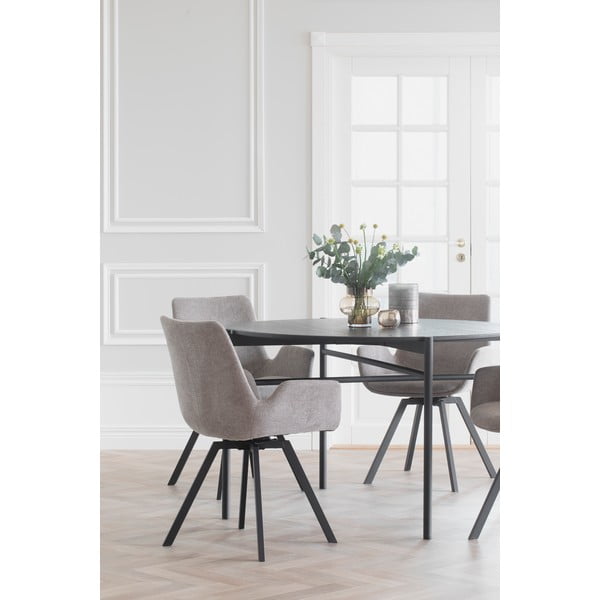 Бежови тапицирани трапезни столове в комплект 2 бр. Norwell – Rowico-image-2