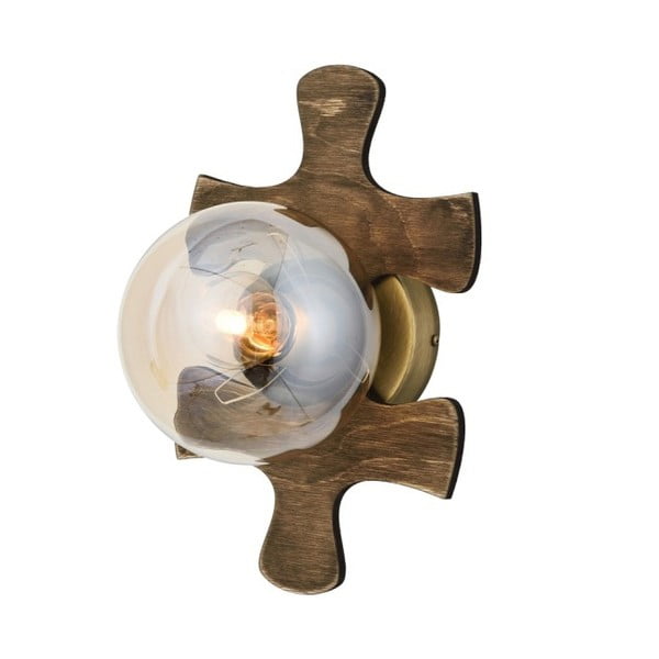 Dřevěné nástěnné svítidlo Avoni Lighting Puzzle