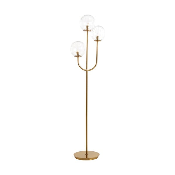 Подова лампа в златист цвят (височина 162 cm) Magdala - Light & Living