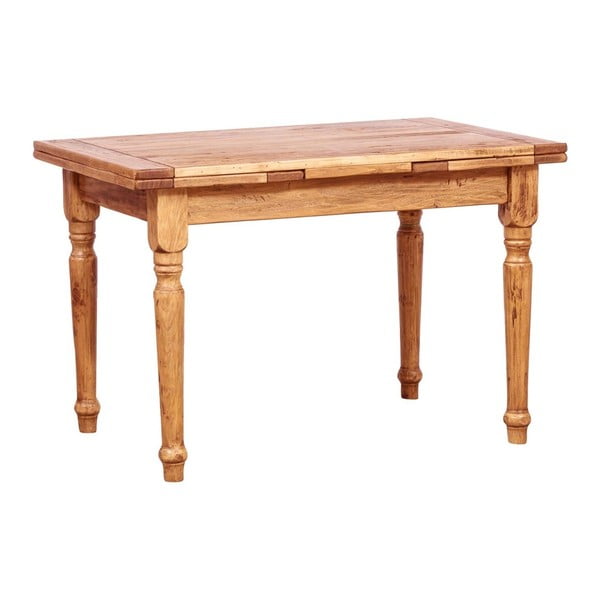 Dřevěný rozkládací jídelní stůl Biscottini Teigge, 120 x 80 cm