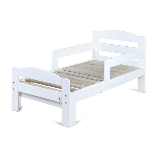 Бяло детско легло Grow, 70 x 140-190 cm - YappyKids