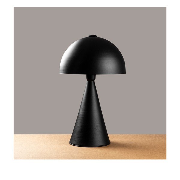 Черна настолна лампа с метален абажур (височина 52 cm) Dodo – Opviq lights-image-2