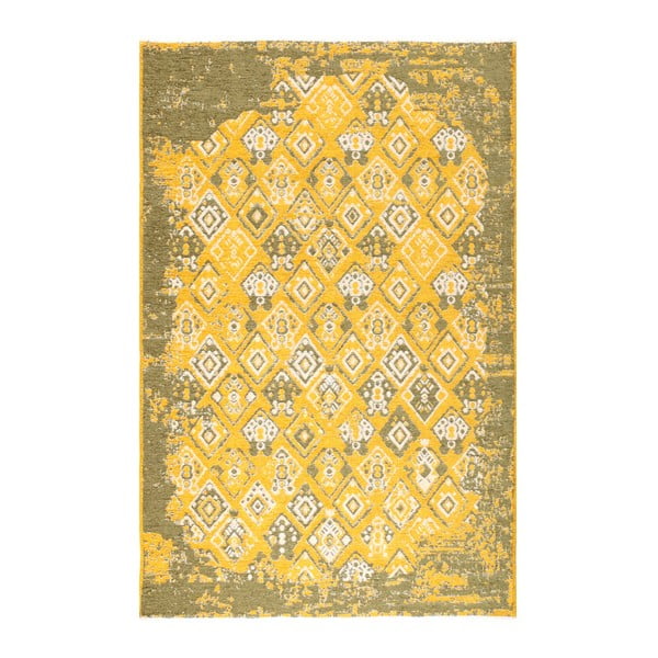 Žlutozelený oboustranný koberec Halimod Maleah, 125 x 180 cm