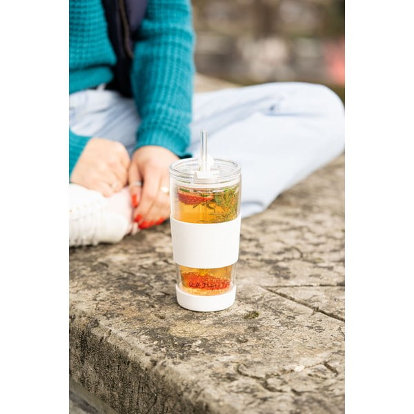 Бяла термочаша 600 ml Fuori – Vialli Design-image-1