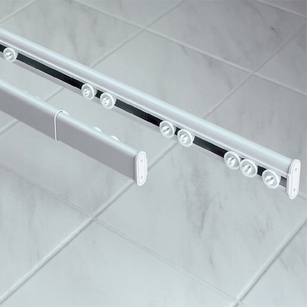 Бял прът за душ завеса 75 - 125 cm Surprise – Spirella-image-3
