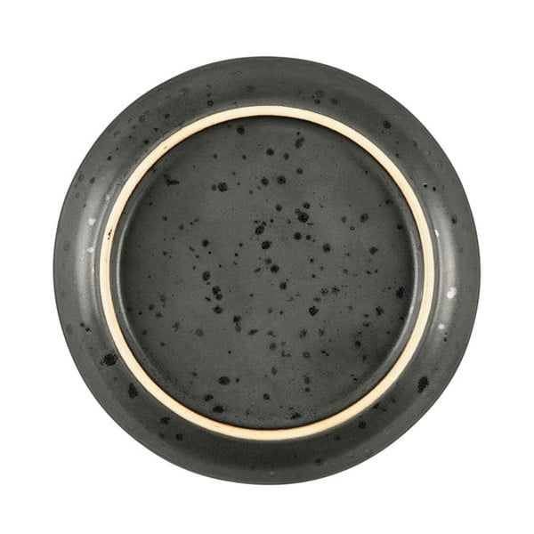 Зелена/черна десертна глинена чиния ø 17 cm Gastro Green/Black – Bitz-image-3