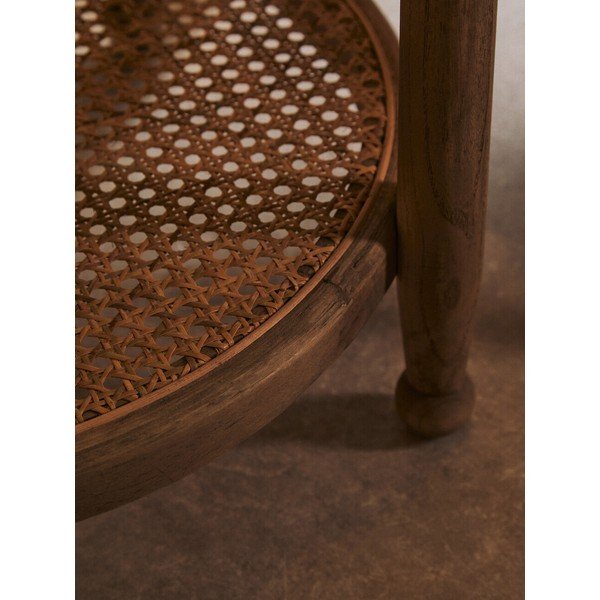 Кръгла странична масичка със стъклен плот ø 57 cm Cebu – Premier Housewares-image-3