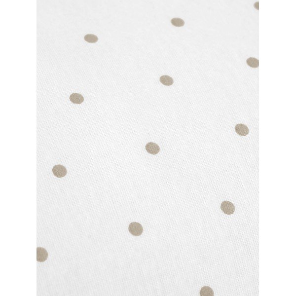 Бяло и кафяво фланелено спално бельо за единично легло Fovere , 155 x 220 cm Betty - Westwing Collection-image-1