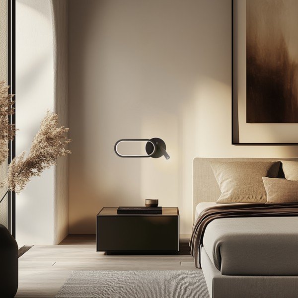 Черна LED стенна лампа Monet – Candellux Lighting-image-3