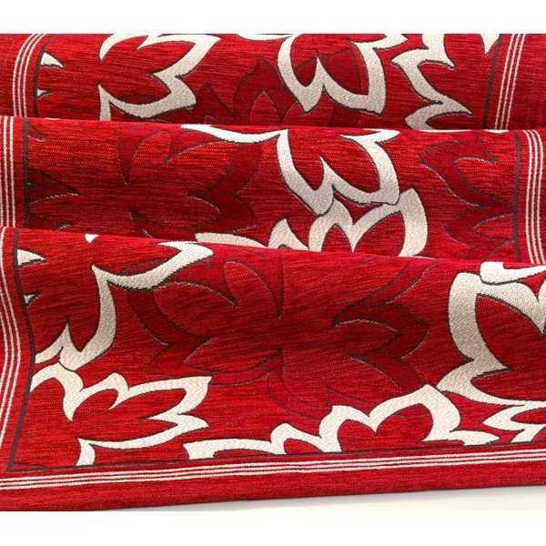 Červený běhoun Floorita Maple, 55 x 190 cm-image-1