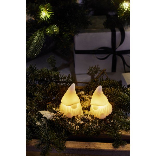 Бели светлинни декорации в комплект 2 бр. на батерии Coco – Sirius-image-1