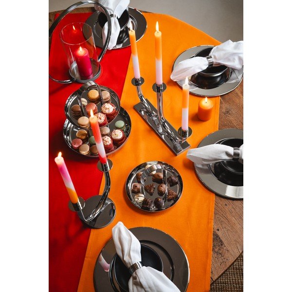 Метален свещник Elana – Zilverstad-image-3