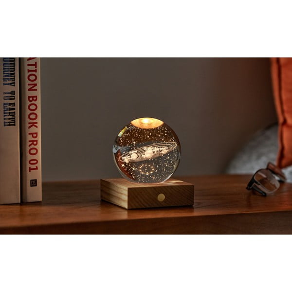 Тъмнокафява светлинна декорация с USB Amber – Gingko-image-1