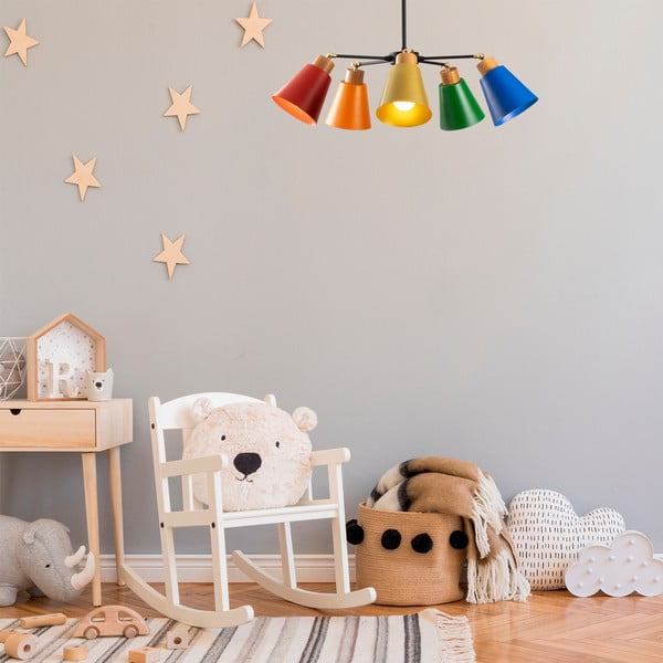 Висящо осветително тяло с метален абажур ø 58 cm Manavgat – Opviq lights-image-1