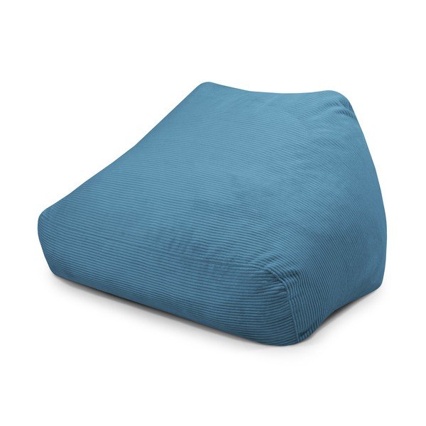 Син пуф от рипсено кадифе Sofa Snug – SLOWDOWN