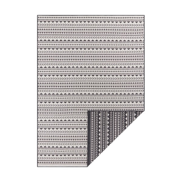 Черно-бял килим на открито Kahira, 80 x 150 cm - Ragami