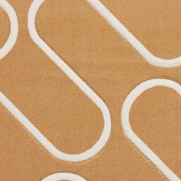 Килим в цвят жълта охра 120x170 cm Linear Curve – Catherine Lansfield-image-4