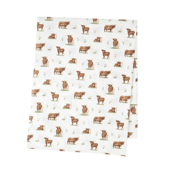 Памучна покривка за маса 132x178 cm Angus Highland Cow – Catherine Lansfield