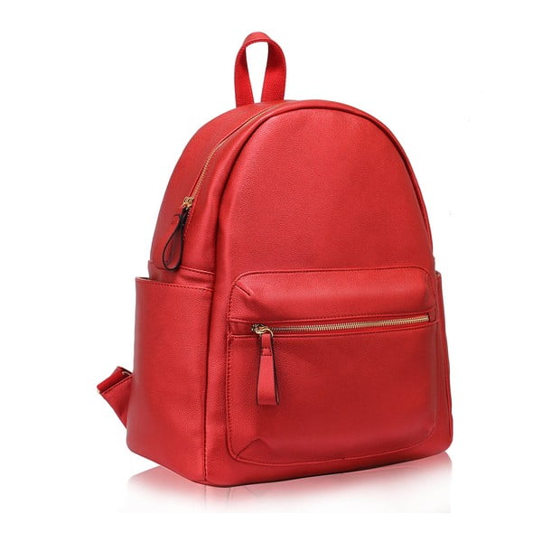 Červený batoh L&S Bags Bezons