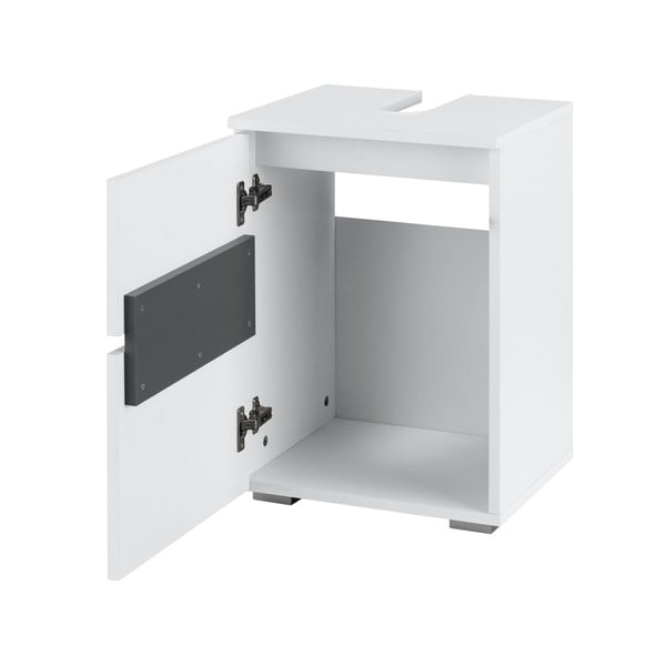 Бял шкаф за мивка , 40 x 55 cm Wisla - Støraa-image-2