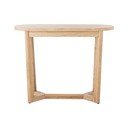 Конзолна маса от масивно каучуково дърво в естествен цвят 35x100 cm Serrone – Bloomingville