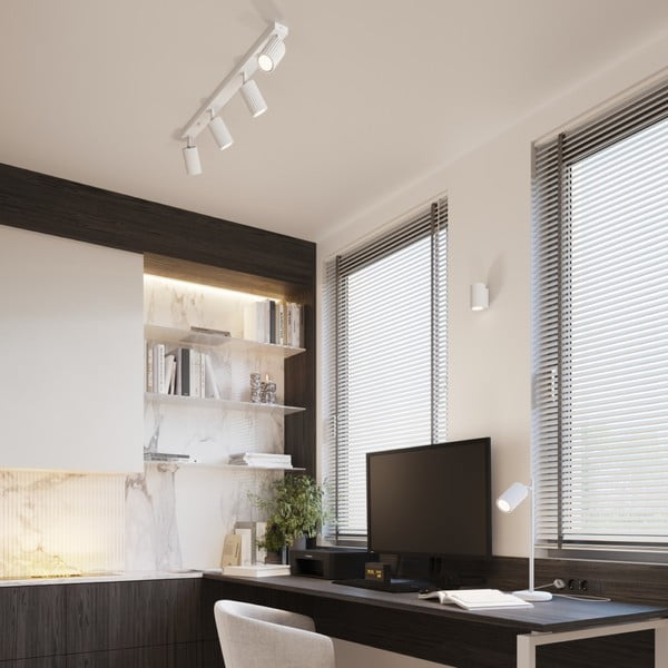 Бяла стенна лампа Gleam – Sollux-image-4