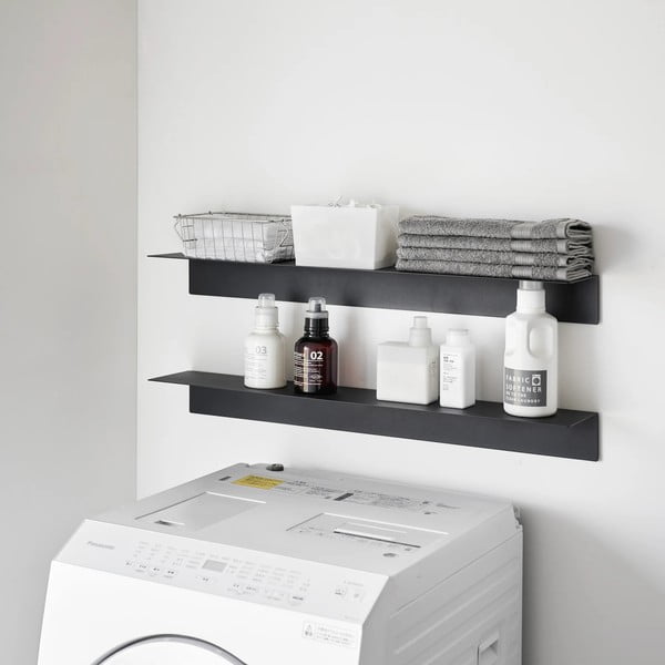 Черен метален стенен рафт 90 cm – YAMAZAKI-image-3