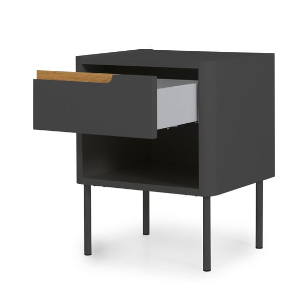 Антрацитно сиво нощно шкафче Switch - Tenzo-image-4