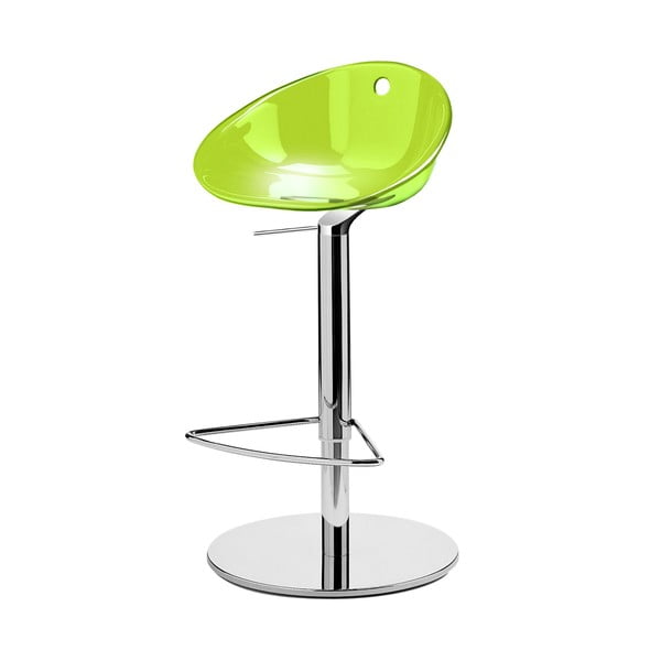 Zelená barová židle Pedrali Gliss
