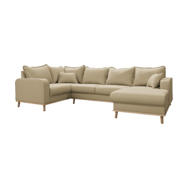 Бежов ъглов диван (десен ъгъл) Beata - Ropez-image-2