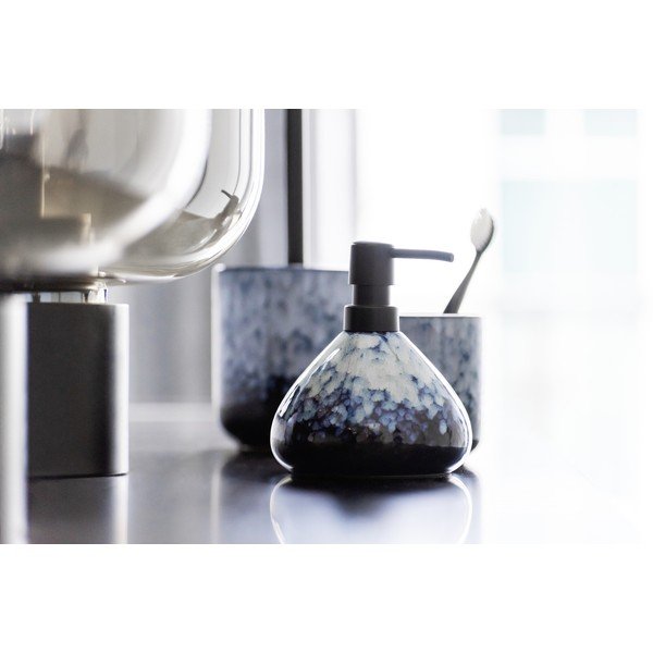 Тъмносиня керамична чаша за четки за зъби Rosali - Wenko-image-4