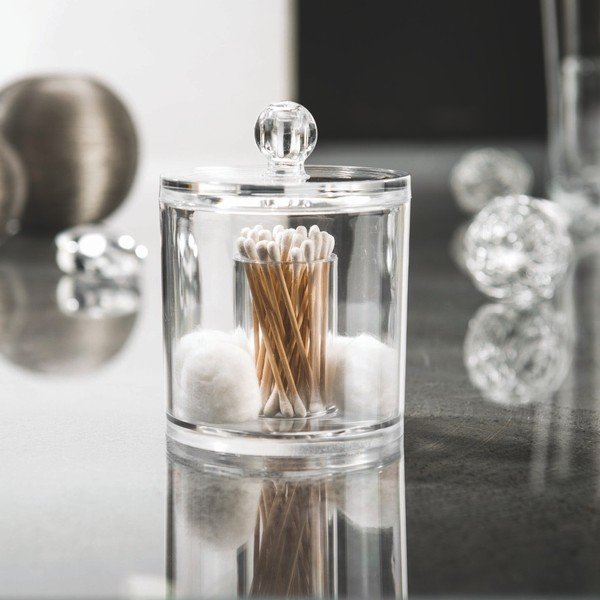 Козметичен органайзер за памучни тампони, височина 11 cm - Compactor-image-1