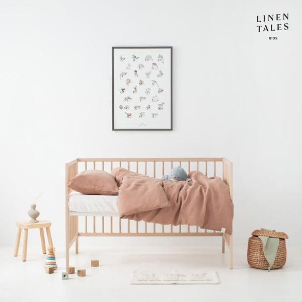 Ленено спално бельо за детско креватче 100x140 cm - Linen Tales-image-1