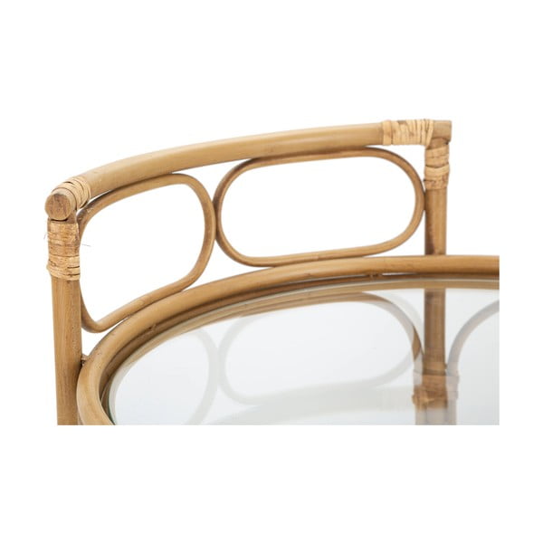 Метална маса за сервиране на колелца ø 51 cm Panama - Mauro Ferretti-image-4