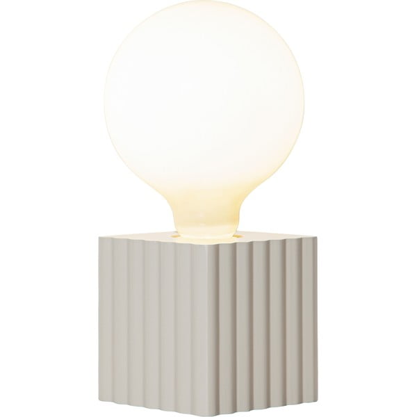 Светлосива основа за лампа 10 cm Box - Star Trading-image-2